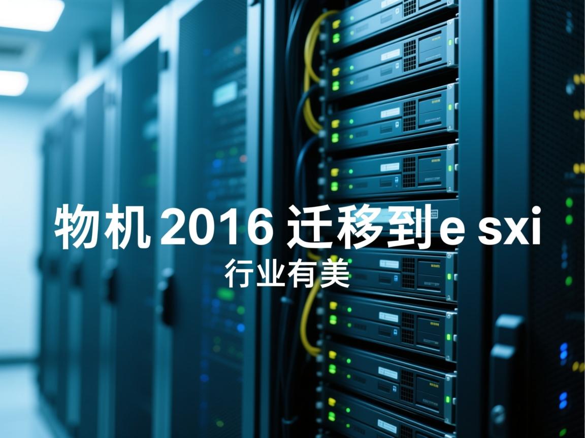 物理机2016迁移到esxi