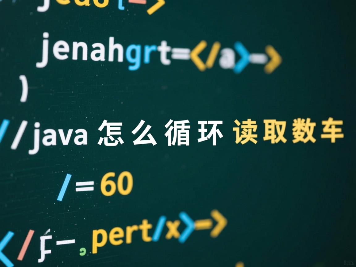 java怎么循环读取数组  第2张 java怎么循环读取数组  第2张