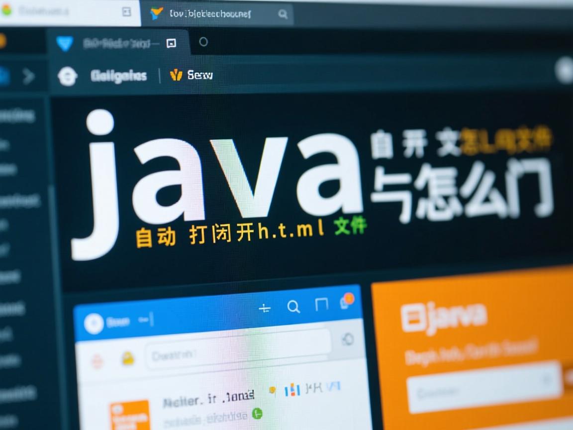 java自动打开html文件怎么打开  第1张