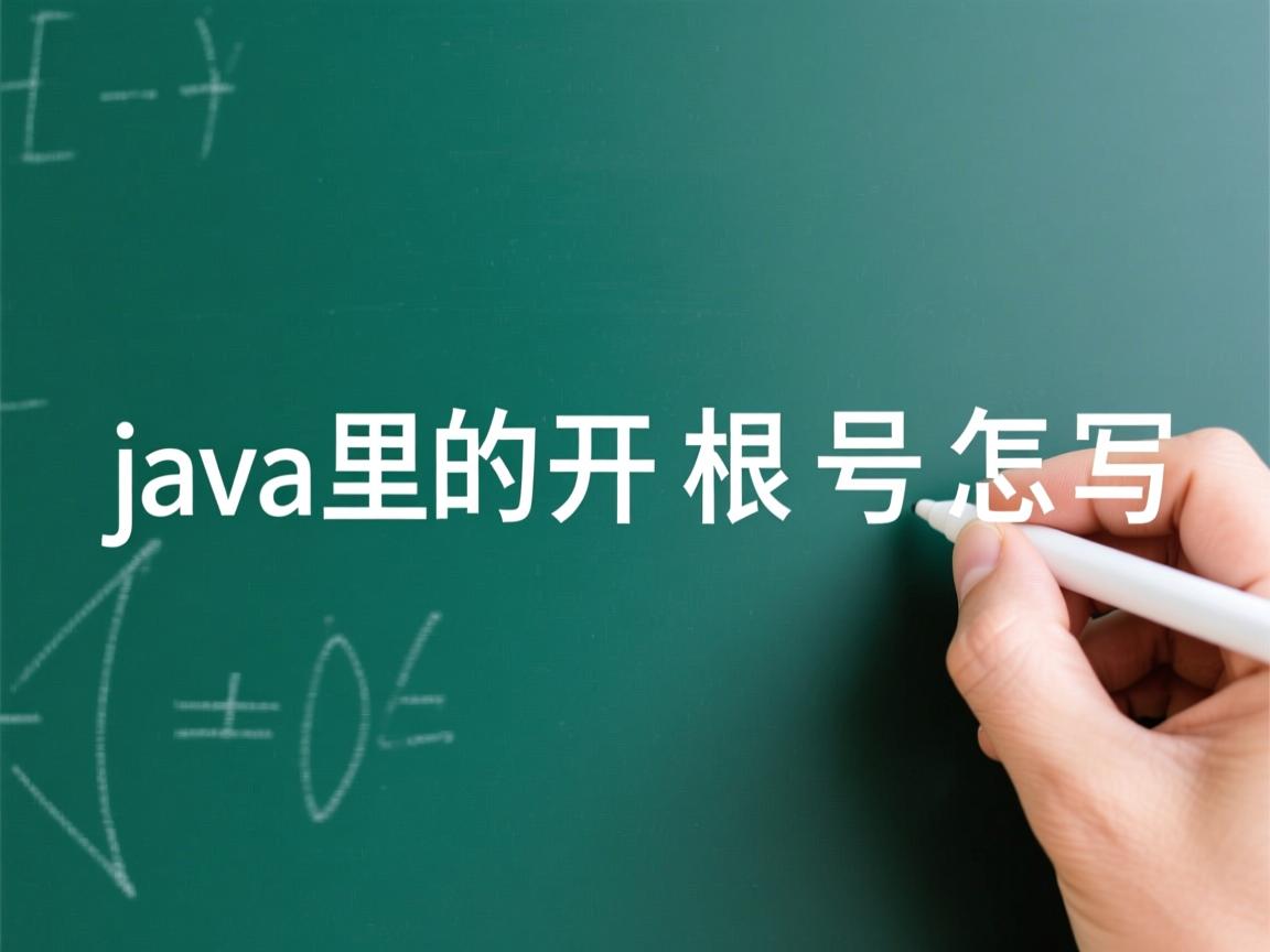 java里的开根号怎么写  第3张 java里的开根号怎么写  第3张