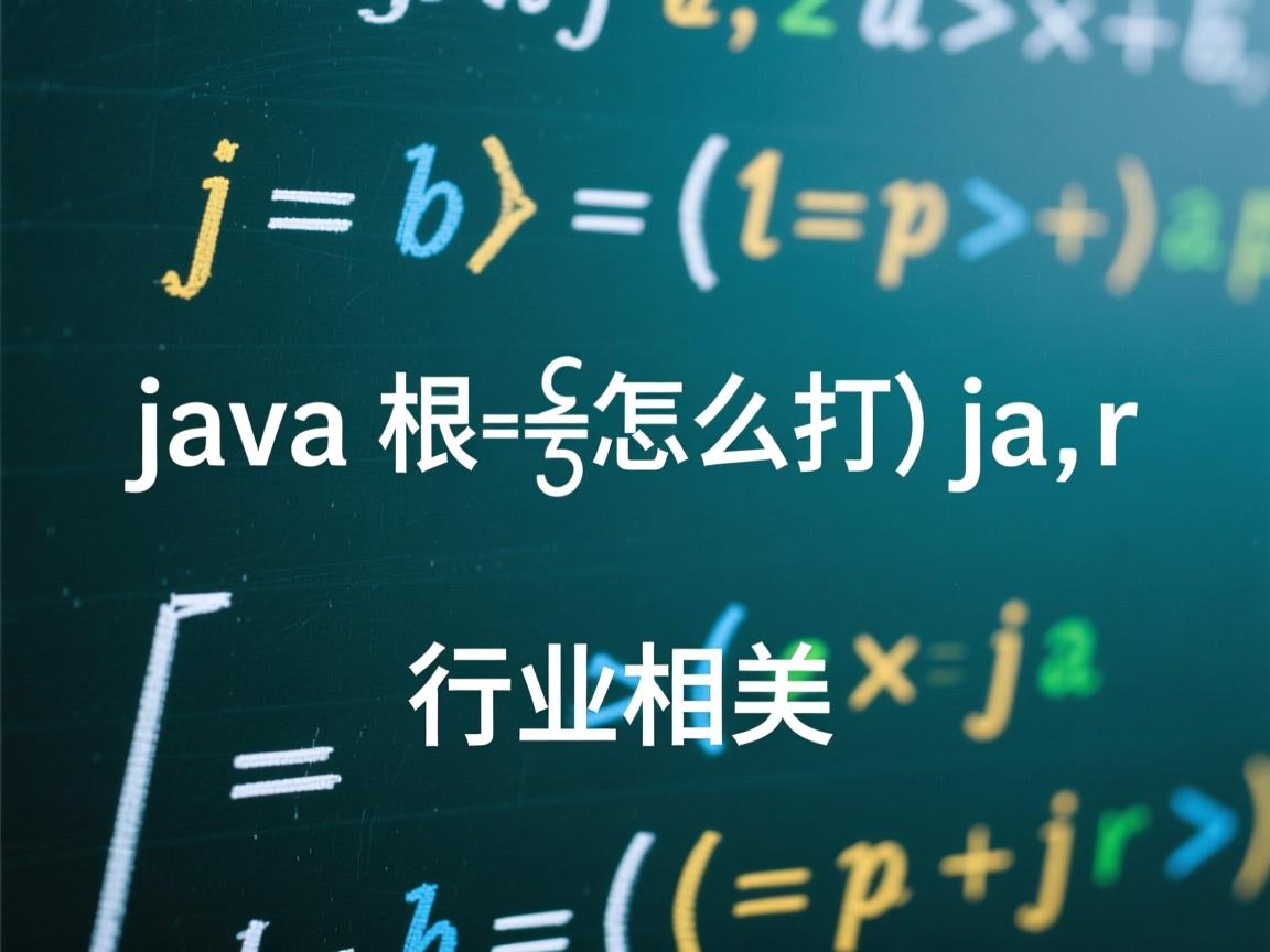 java根号怎么打jar  第1张 java根号怎么打jar  第1张
