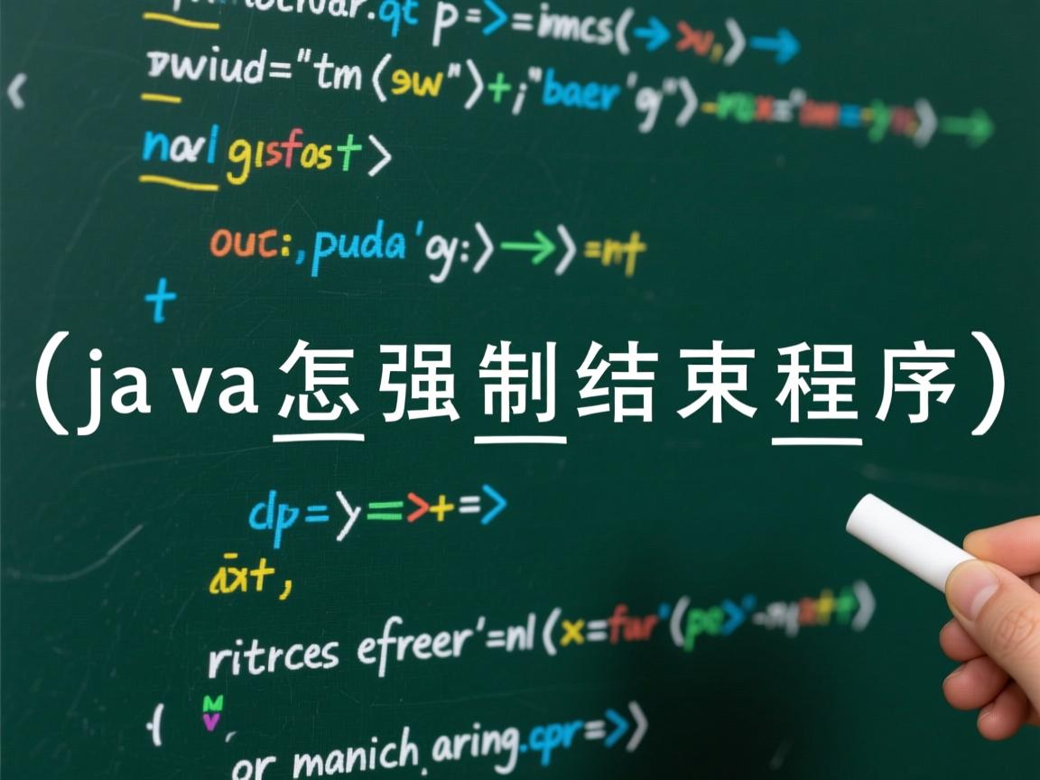 java怎么强制结束程序  第3张 java怎么强制结束程序  第3张