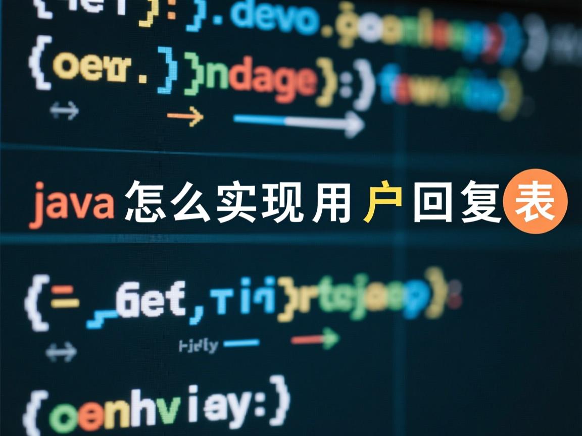 java怎么实现用户回复表 第3张 java怎么实现用户回复表 第3张