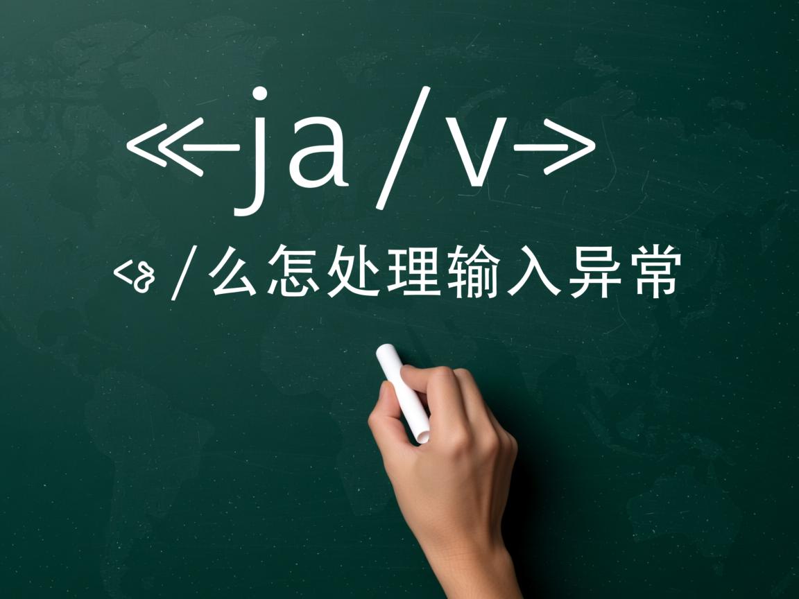 java怎么处理输入异常  第2张 java怎么处理输入异常  第2张