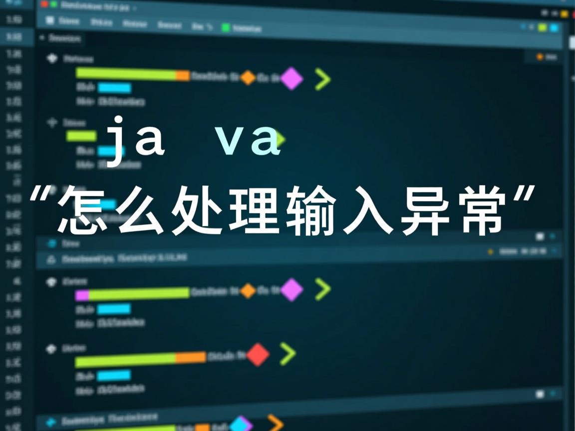 java怎么处理输入异常  第3张 java怎么处理输入异常  第3张