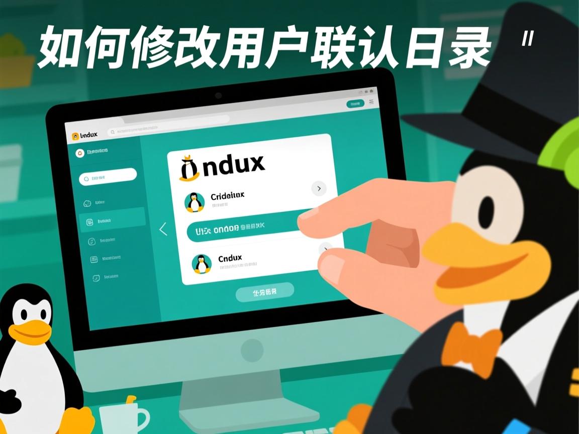linux下如何修改用户默认目录 第1张 linux下如何修改用户默认目录 第1张