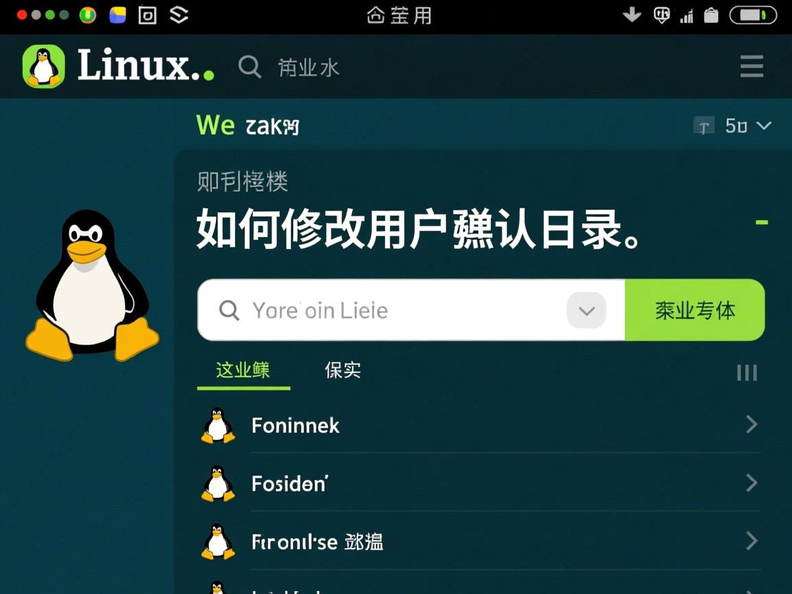 linux下如何修改用户默认目录 第3张 linux下如何修改用户默认目录 第3张