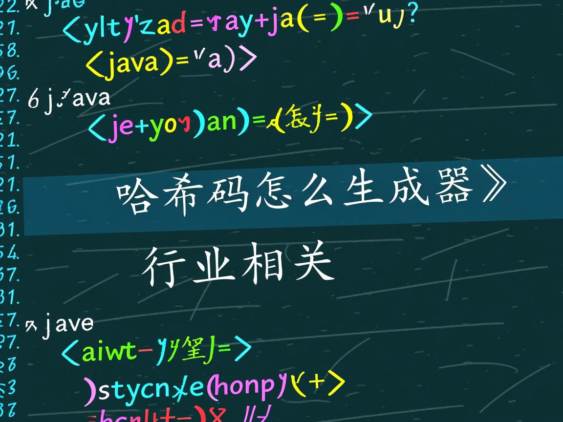 java 哈希码怎么生成器  第1张 java 哈希码怎么生成器  第1张