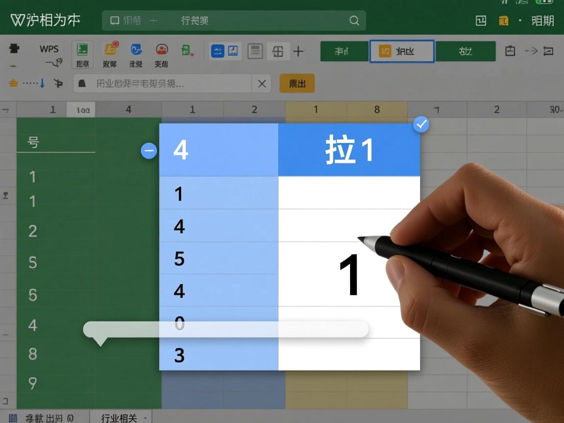 WPS表格中序号为什么都是拉出1  第1张 WPS表格中序号为什么都是拉出1  第1张