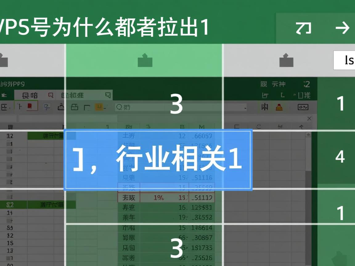 WPS表格中序号为什么都是拉出1  第3张 WPS表格中序号为什么都是拉出1  第3张
