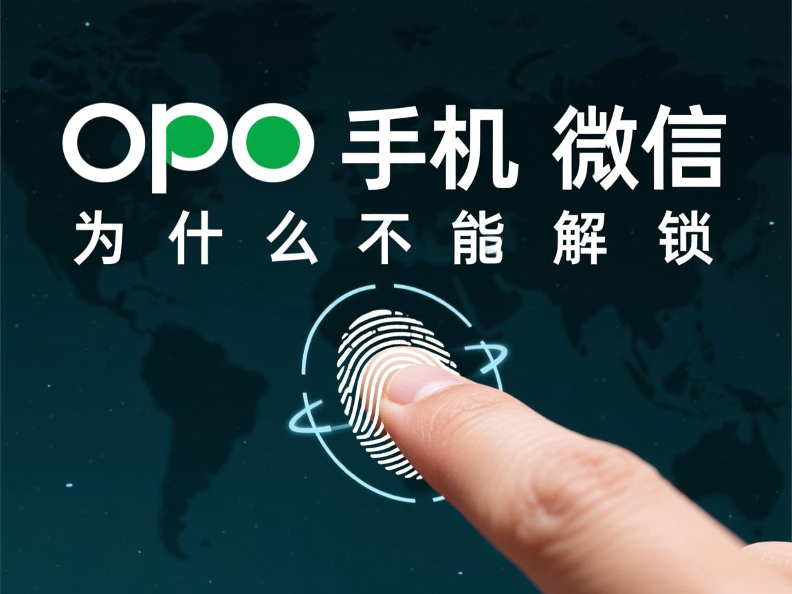 oppo手机微信为什么不能指纹解锁  第1张