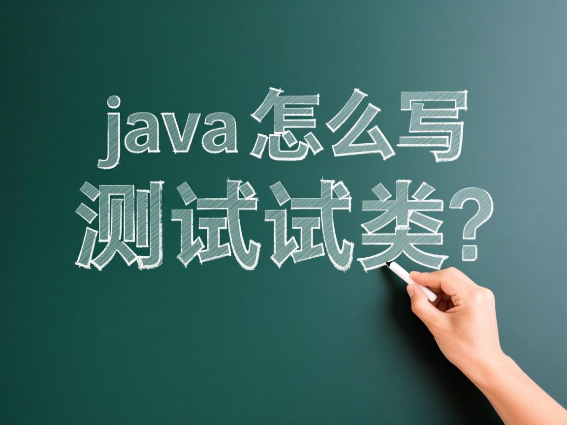 java中怎么写测试类  第2张 java中怎么写测试类  第2张