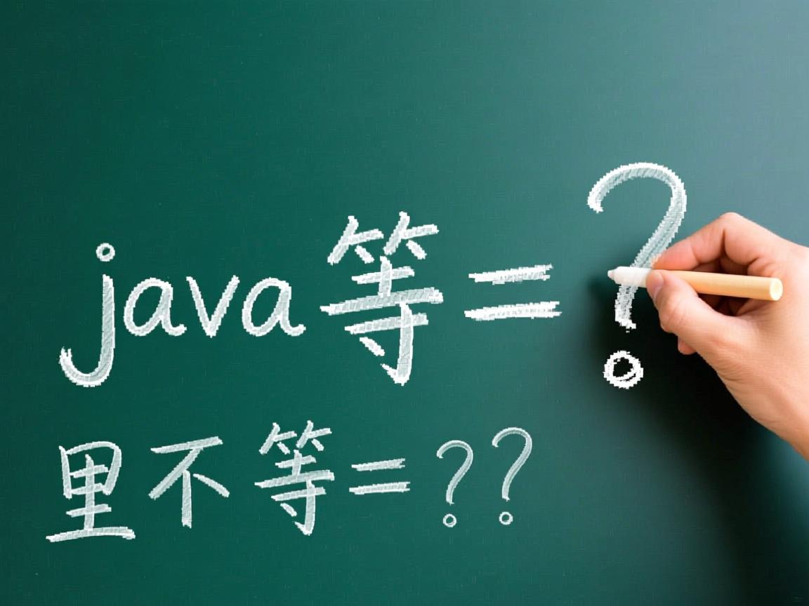 java里的不等于符号怎么打出来