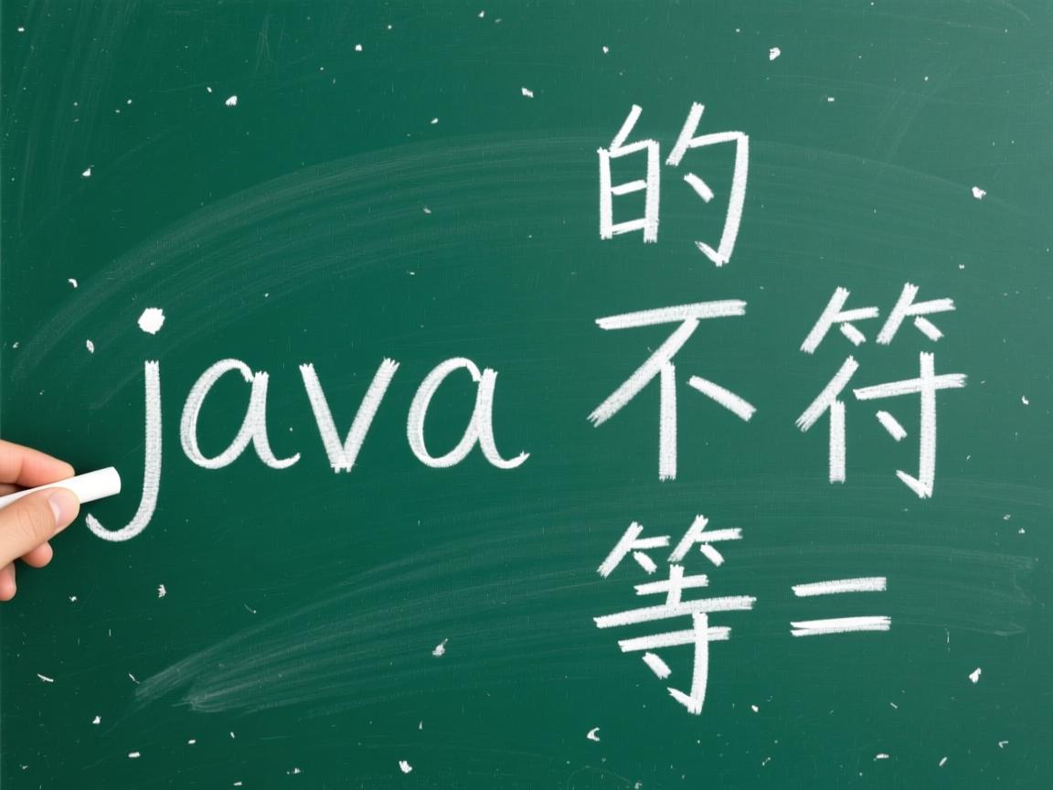 java里的不等于符号怎么打出来  第3张 java里的不等于符号怎么打出来  第3张