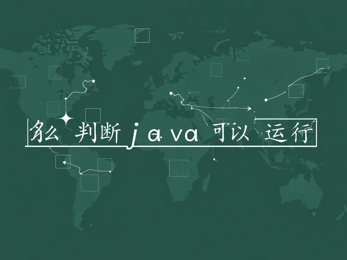 怎么判断java可以运行  第3张 怎么判断java可以运行  第3张