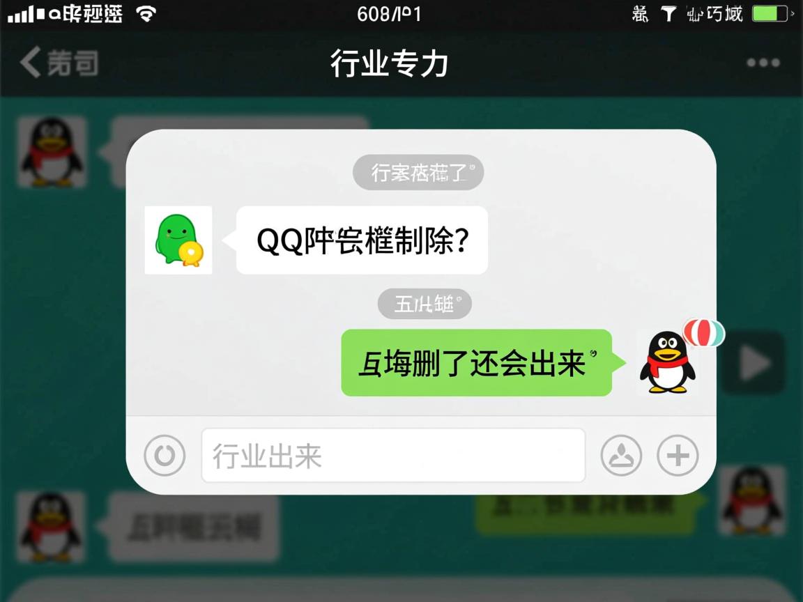 为什么qq聊天框删了还会出来  第1张