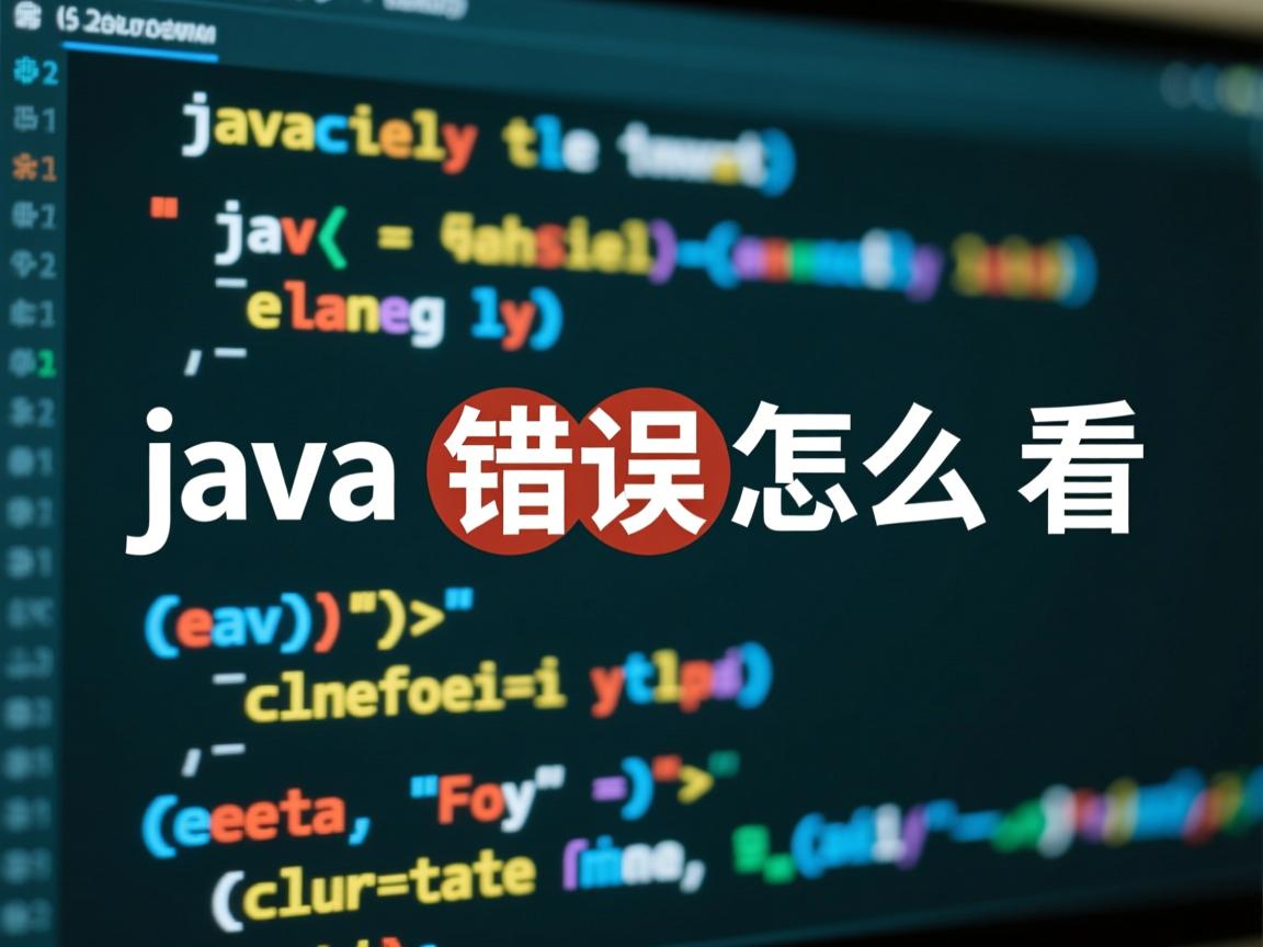 java错误怎么看  第2张 java错误怎么看  第2张