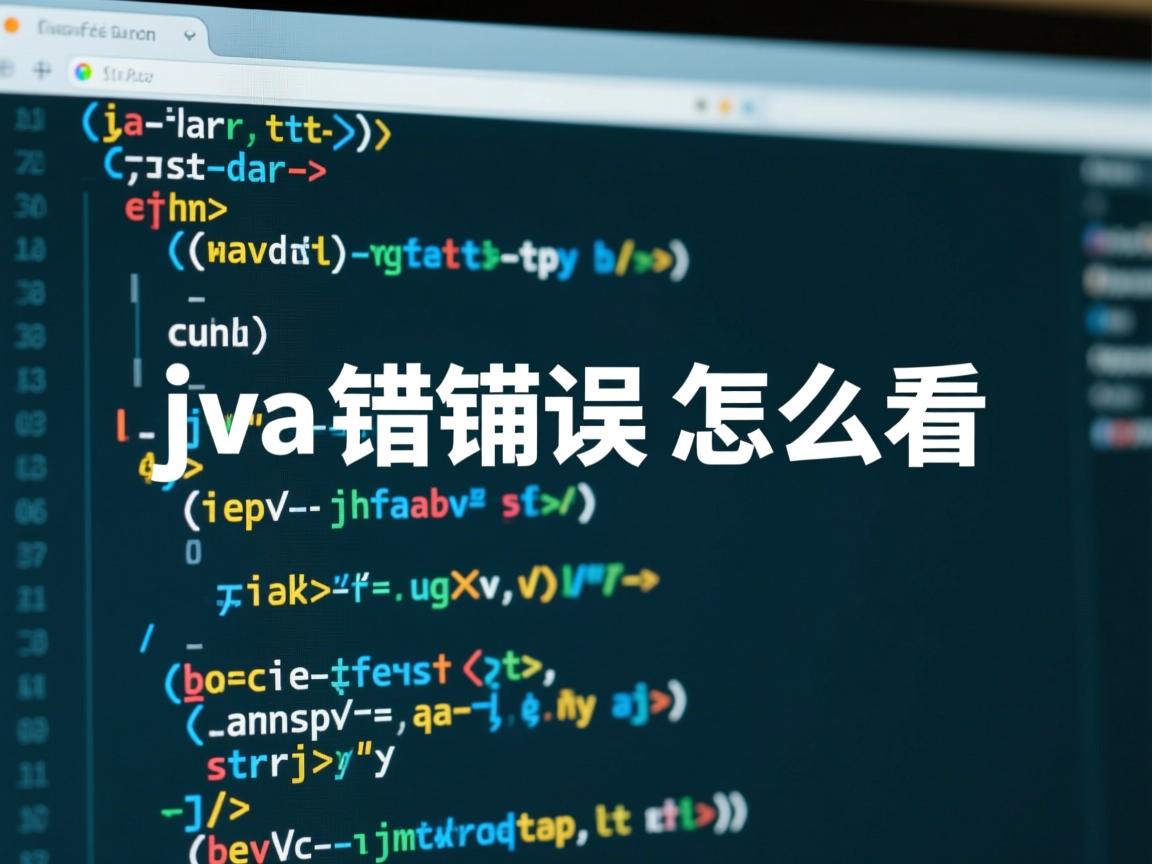 java错误怎么看  第3张 java错误怎么看  第3张