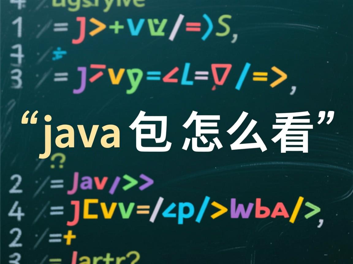 java包名怎么看  第3张 java包名怎么看  第3张