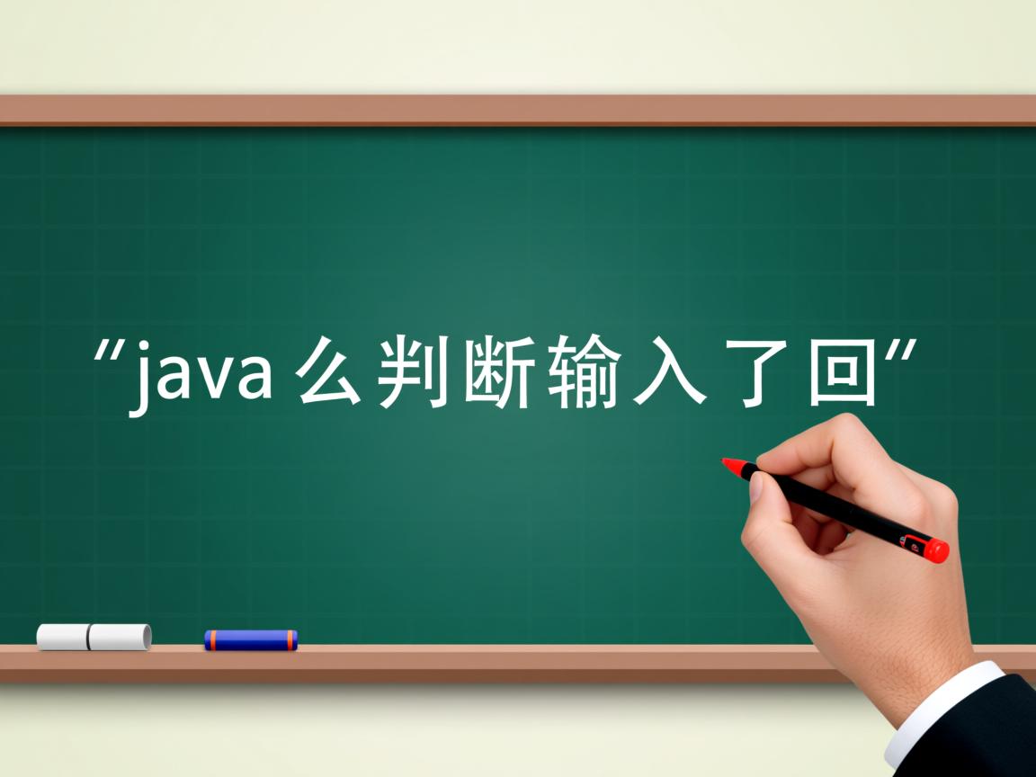 java怎么判断输入了回车  第3张 java怎么判断输入了回车  第3张
