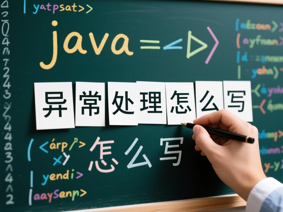 java 异常处理怎么写