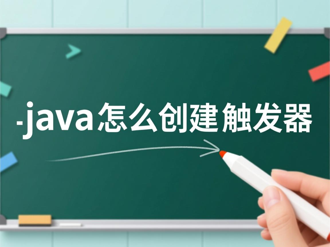 java怎么创建触发器  第1张 java怎么创建触发器  第1张