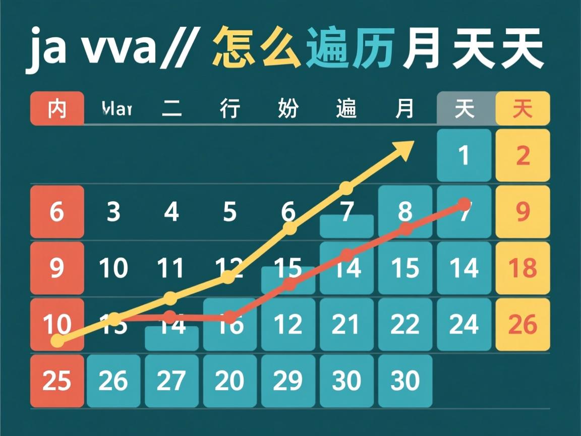 java 怎么遍历月份天数