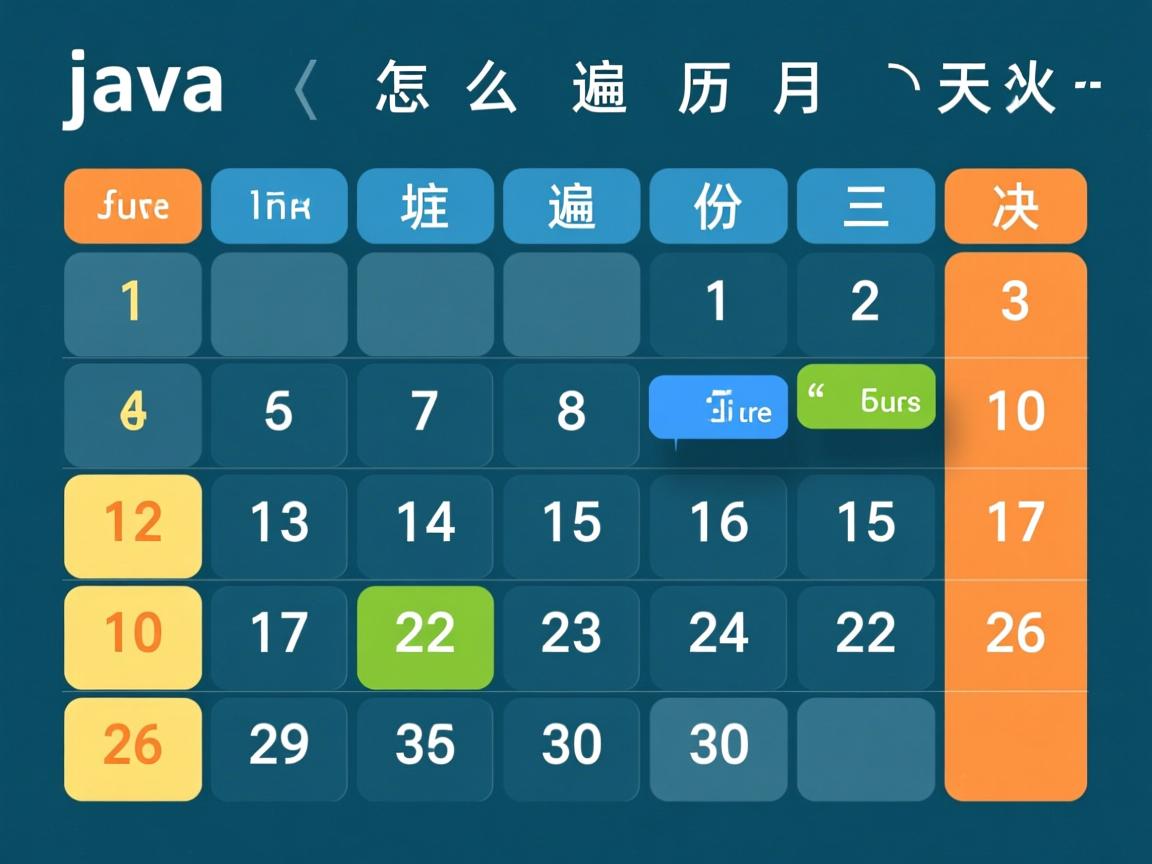 java 怎么遍历月份天数  第3张
