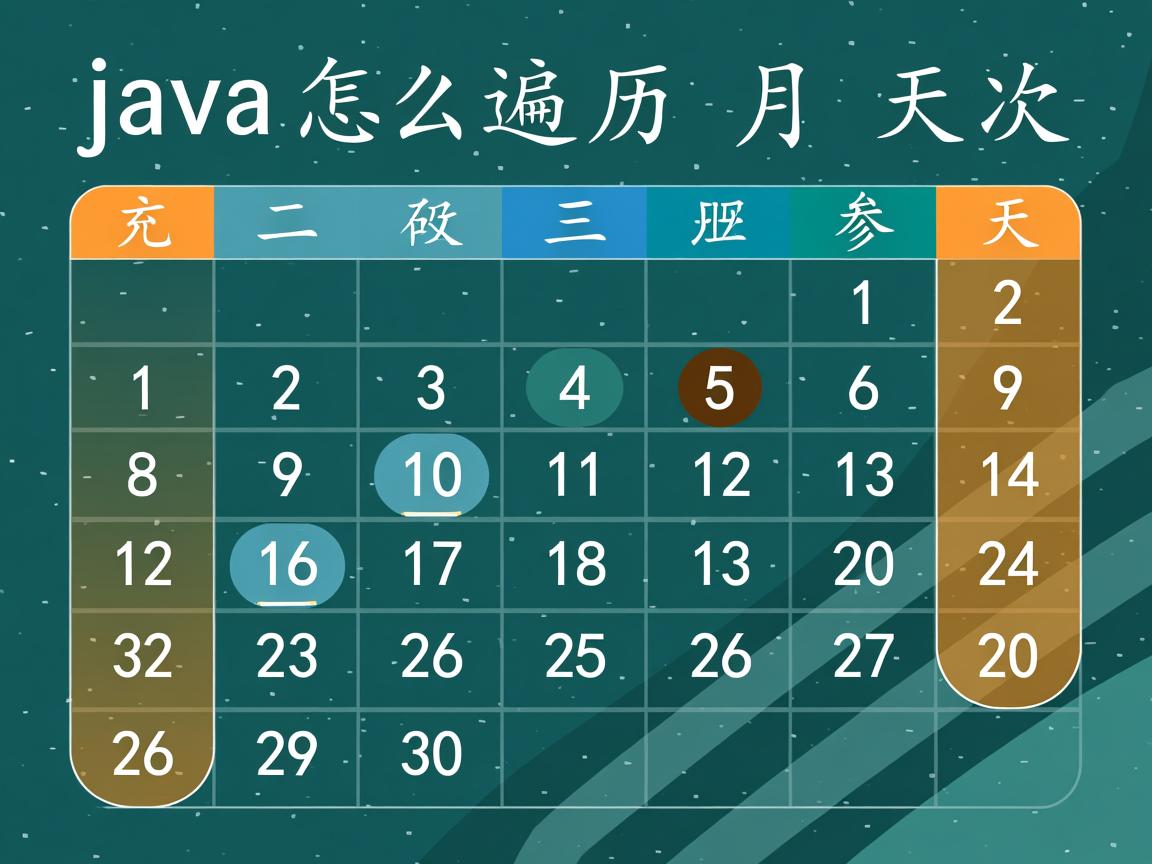 java 怎么遍历月份天数  第2张