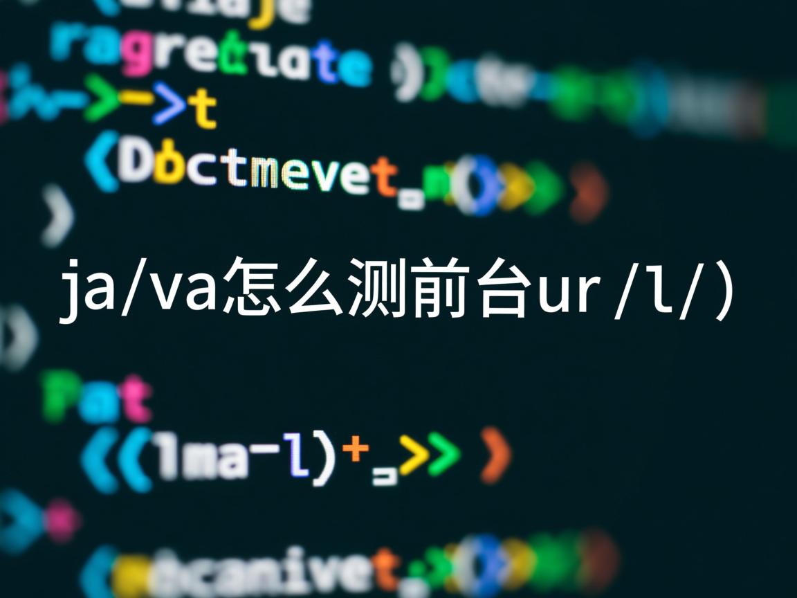 java怎么测前台url  第3张 java怎么测前台url  第3张