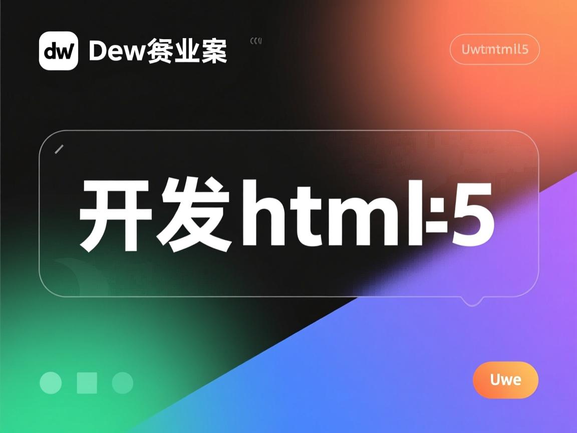 dw上如何开发html5  第1张 dw上如何开发html5  第1张