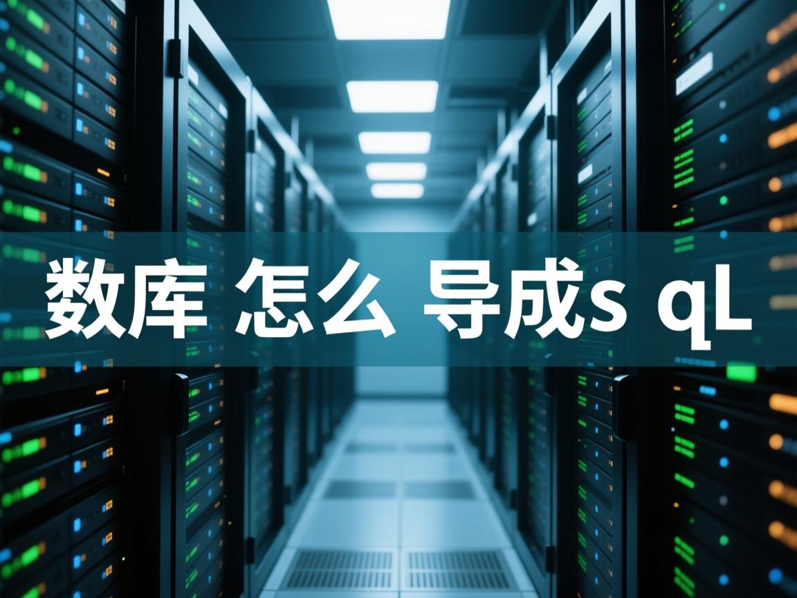 数据库怎么导成sql  第1张