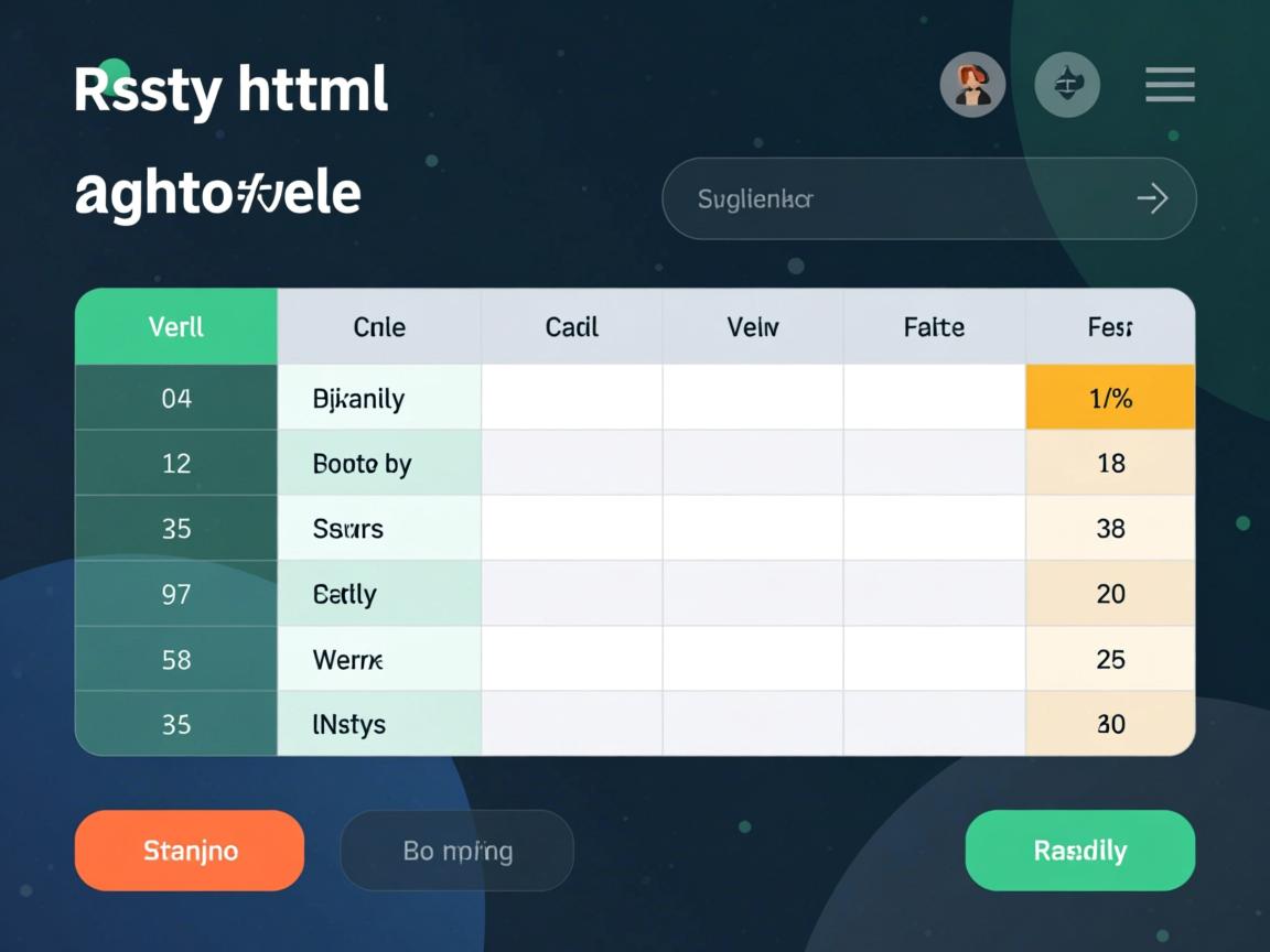 r如何输出html表格  第1张