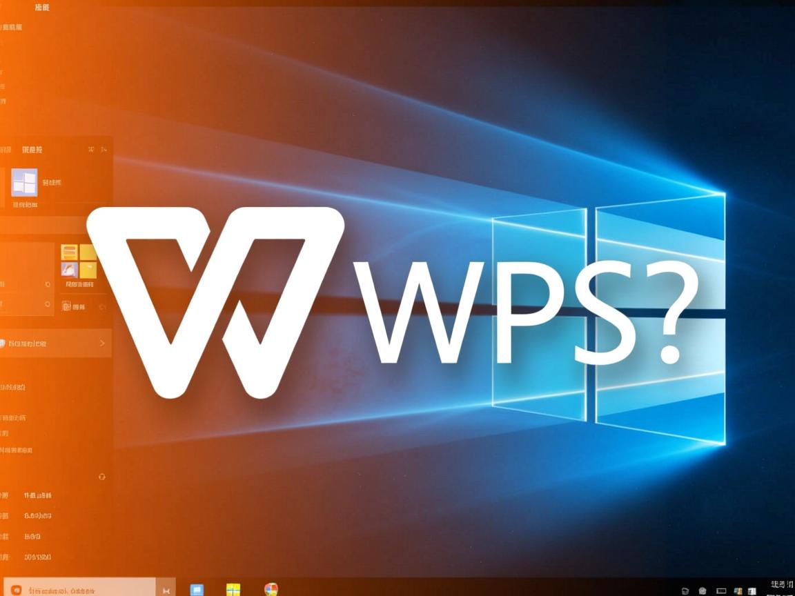 window10为什么用不了wps  第1张 window10为什么用不了wps  第1张