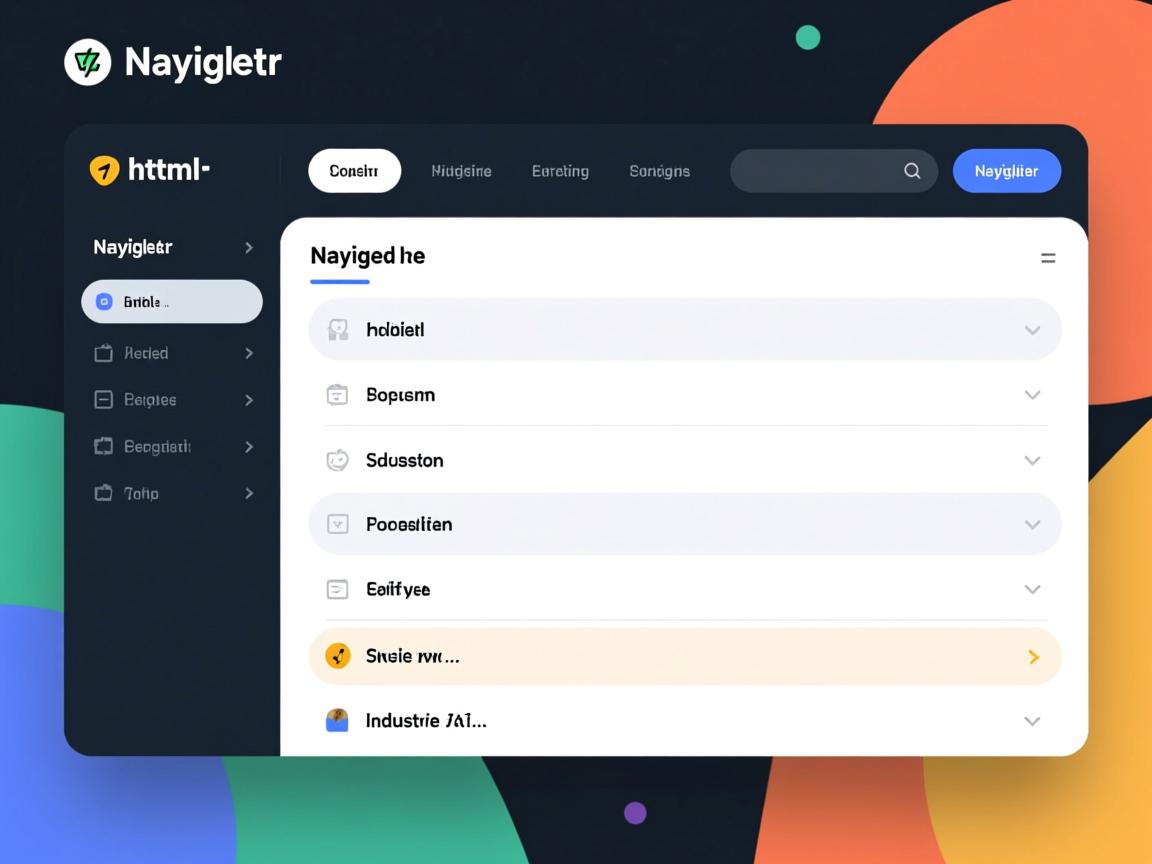无序列表如何做一个导航条 html  第2张 无序列表如何做一个导航条 html  第2张