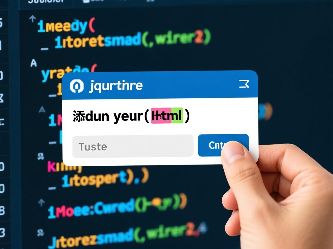 jquery如何添加html代码提示错误  第2张 jquery如何添加html代码提示错误  第2张