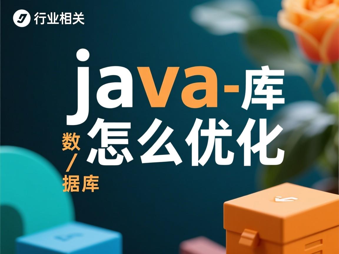 java中数据库怎么优化