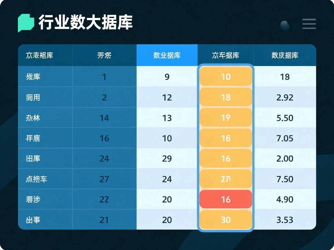 怎么样算表格中一列的数据库  第3张 怎么样算表格中一列的数据库  第3张