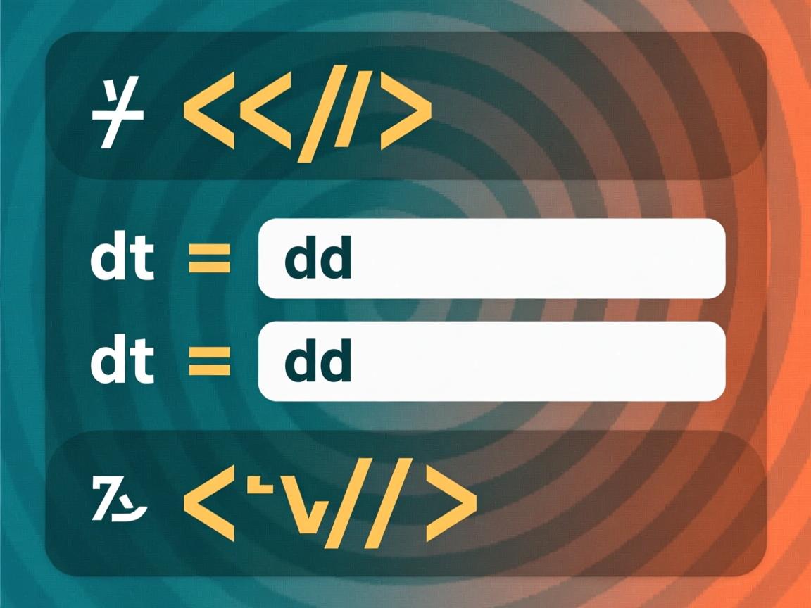 html如何让dt与dd对齐  第1张 html如何让dt与dd对齐  第1张