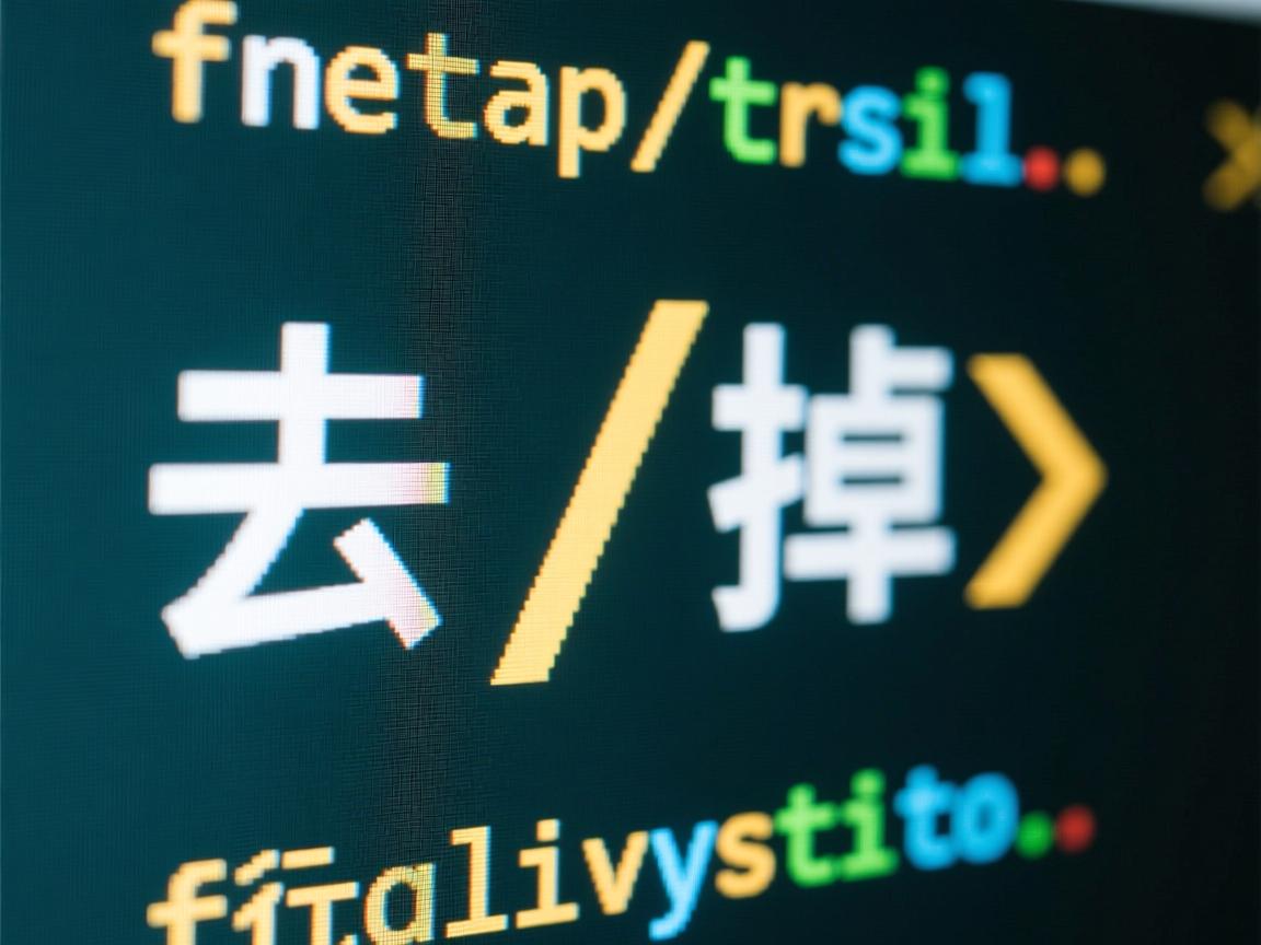 html中如何去掉反斜杠  第2张 html中如何去掉反斜杠  第2张