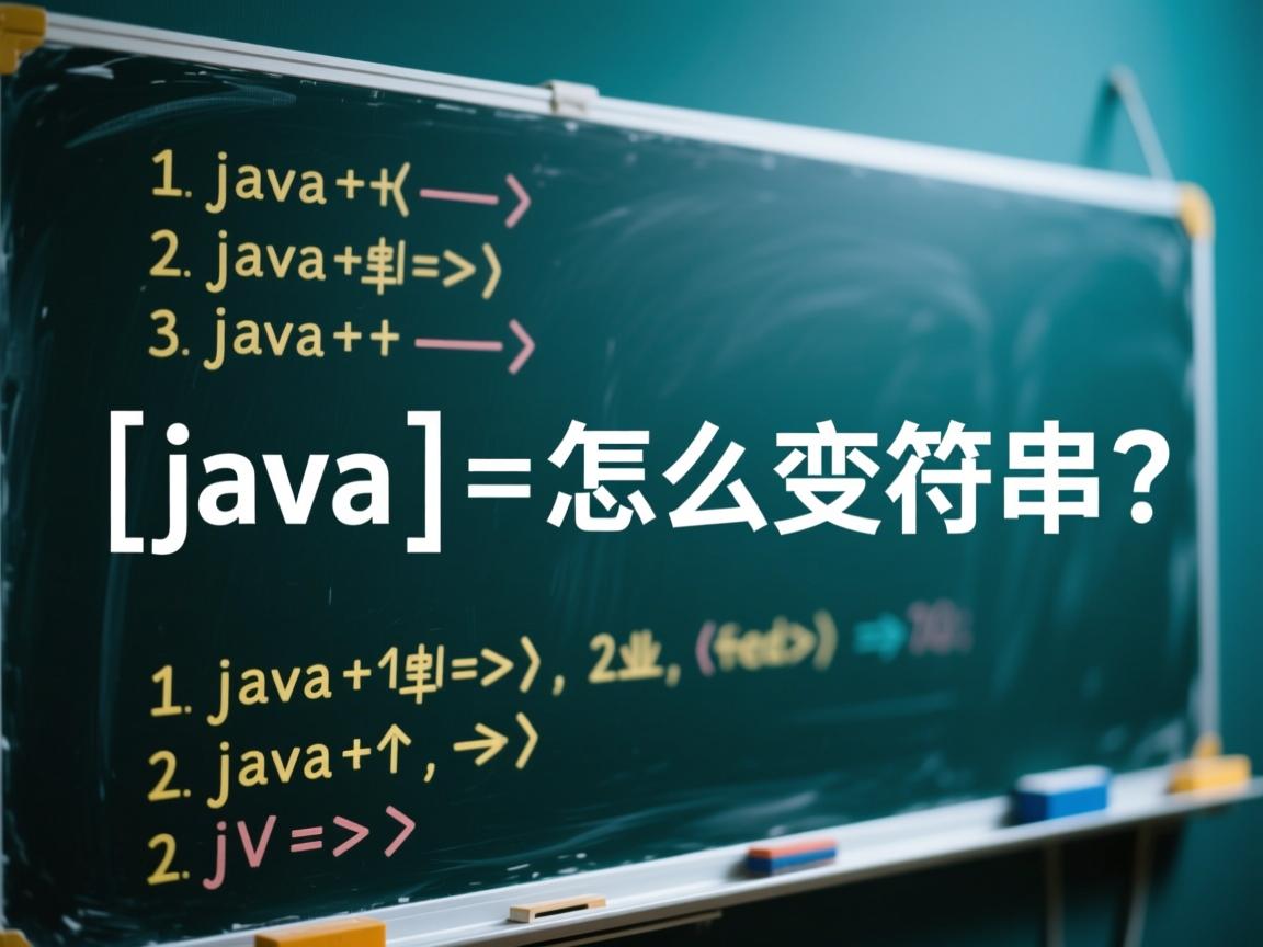 java数组怎么变成字符串  第2张 java数组怎么变成字符串  第2张