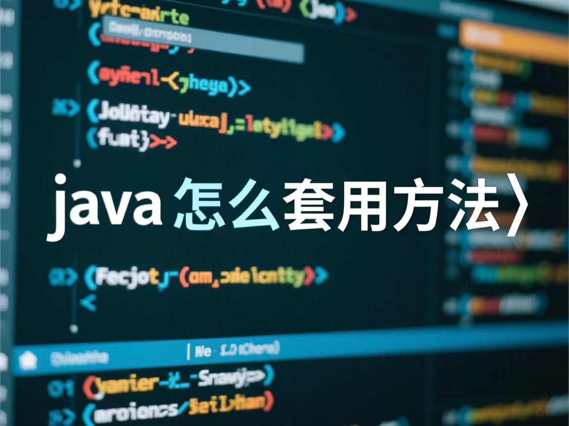 java怎么套用方法  第3张 java怎么套用方法  第3张