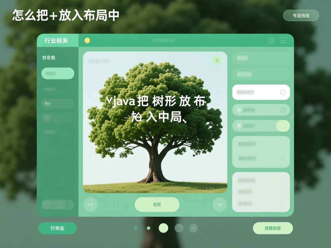 java怎么把树形放入布局中  第2张 java怎么把树形放入布局中  第2张