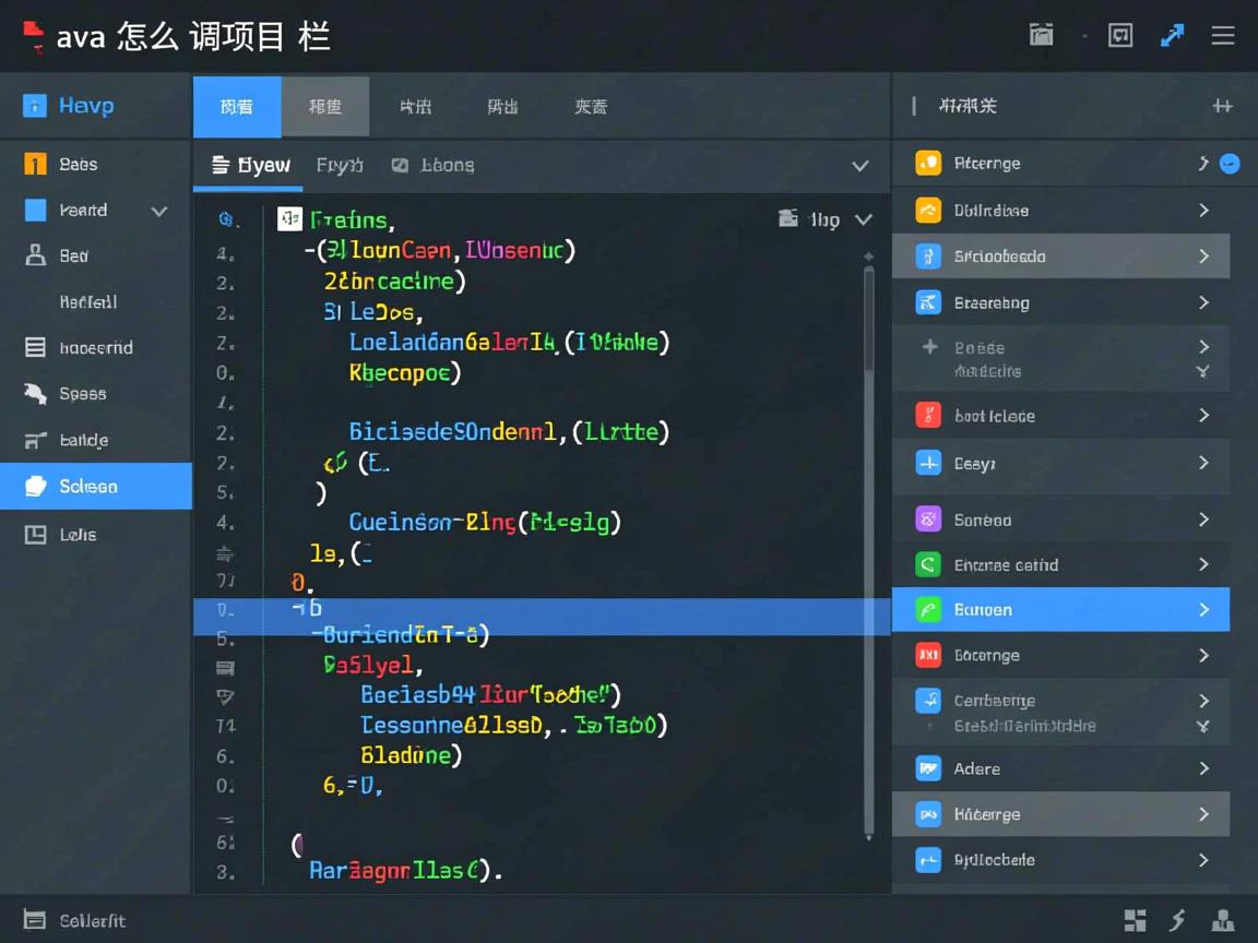 java怎么调出项目栏  第3张
