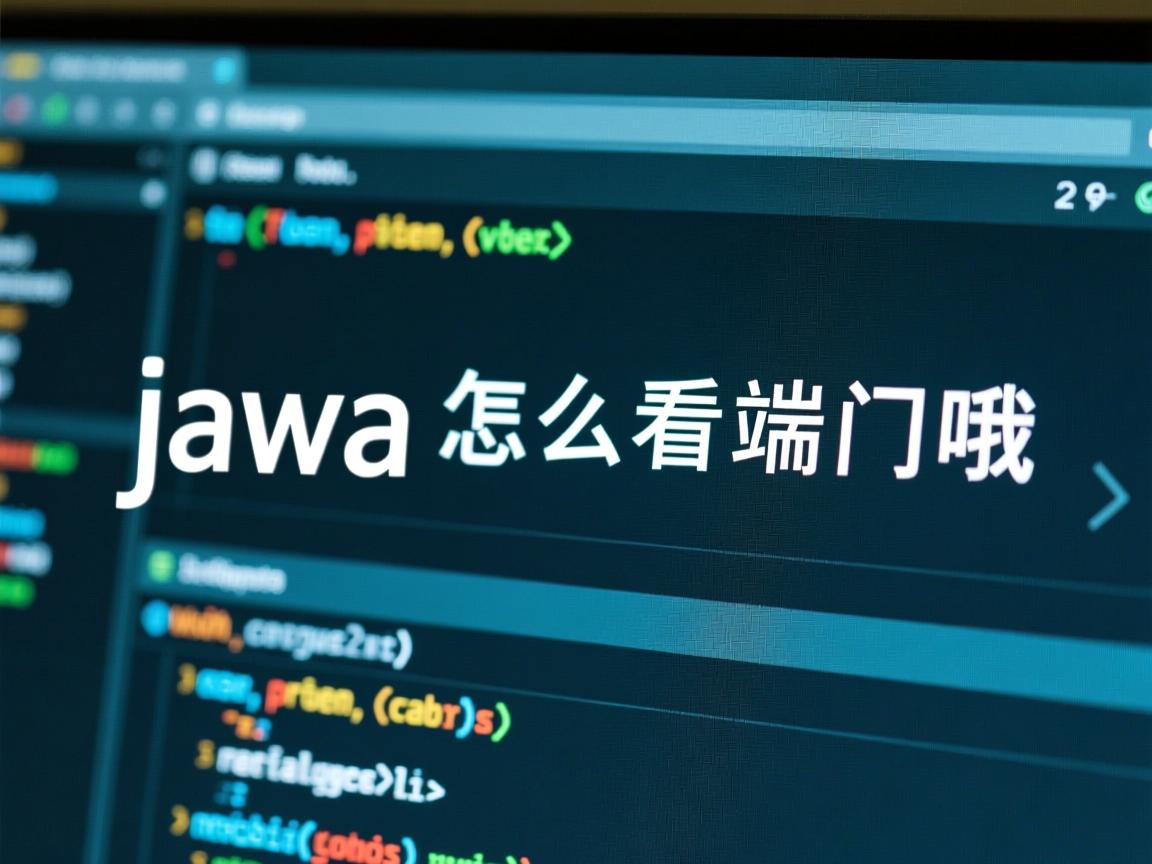 java项目怎么看端口哦  第1张 java项目怎么看端口哦  第1张