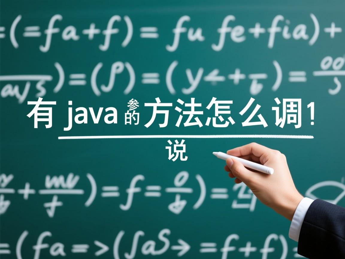 java有参数的方法怎么调用  第3张 java有参数的方法怎么调用  第3张