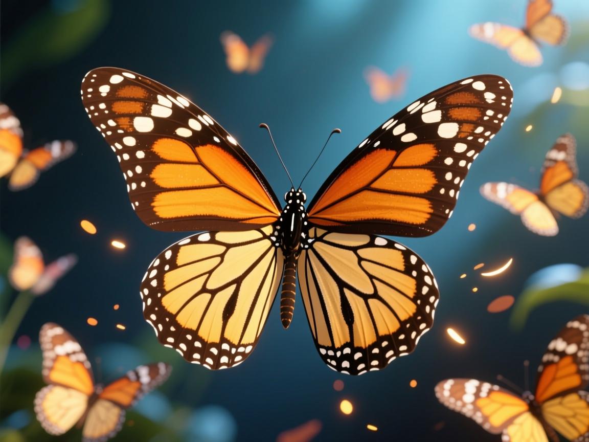 HTML5如何实现蝴蝶动画特效  第2张 HTML5如何实现蝴蝶动画特效  第2张