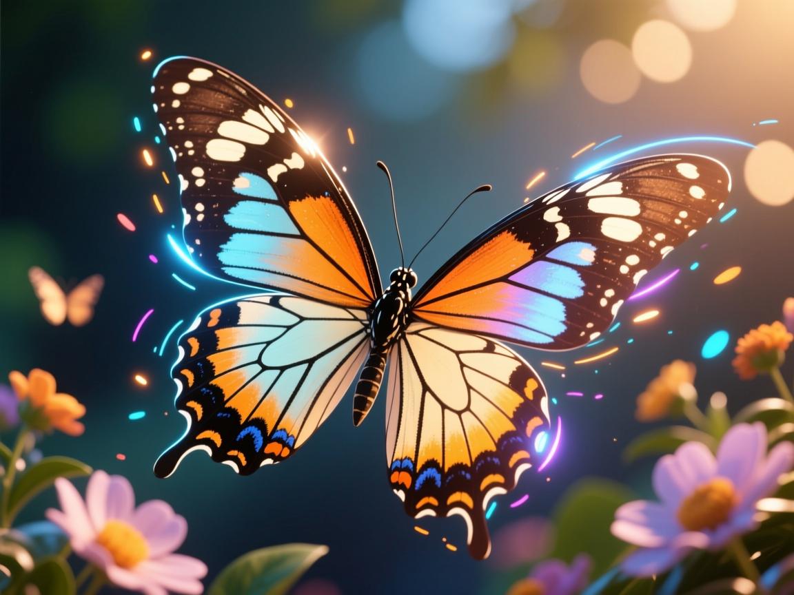 HTML5如何实现蝴蝶动画特效  第3张 HTML5如何实现蝴蝶动画特效  第3张