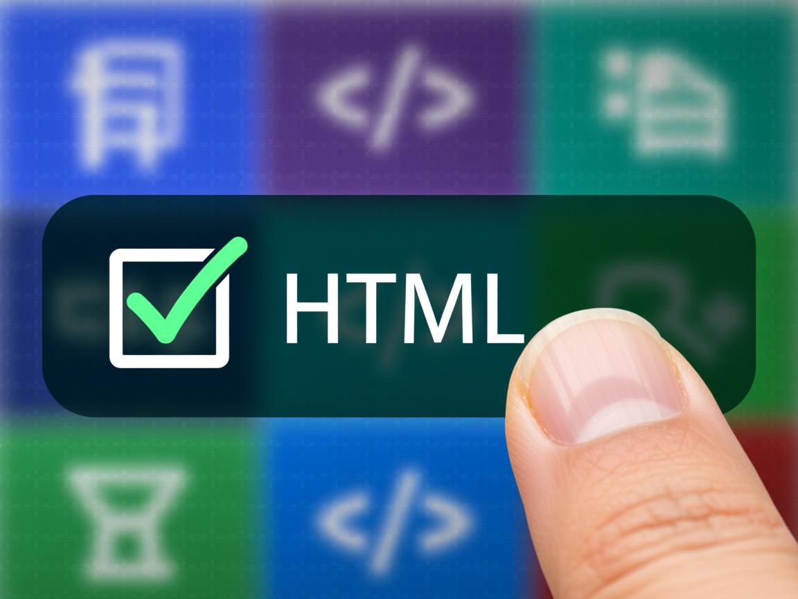 如何用HTML设置勾选按钮?