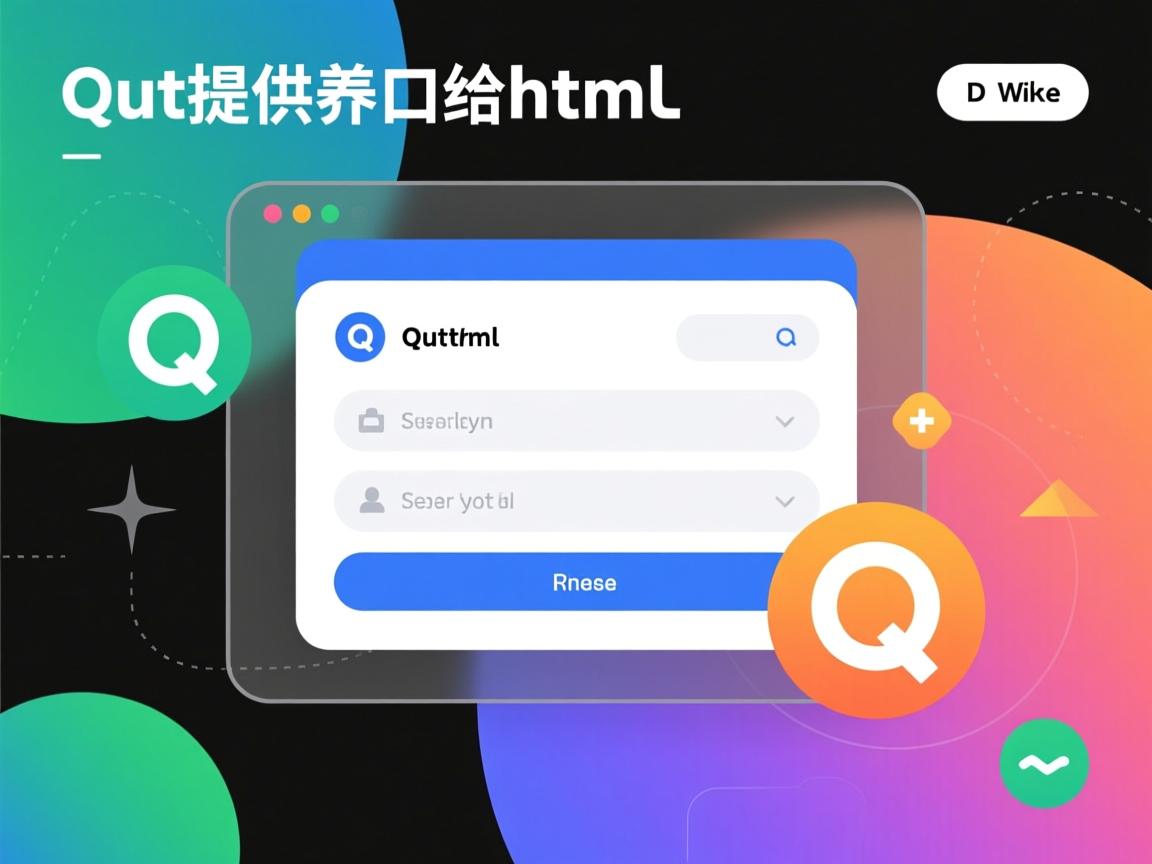 qt 如何提供接口给html  第3张 qt 如何提供接口给html  第3张